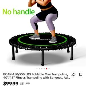 40 in BCAN fitness trampoline